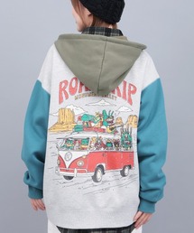 チチカカ | 裏起毛チビカチナバスジップパーカー【ユニセックス】(パーカー)