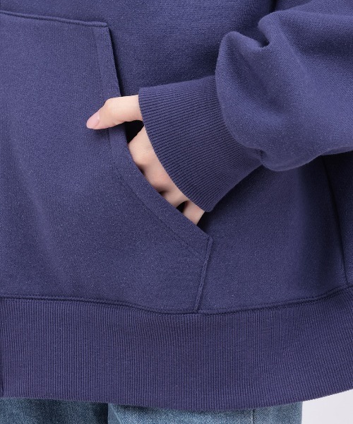 チチカカ（チチカカ）の「裏起毛チビカチナバスジップパーカー【ユニセックス】（パーカー・レディース・パープル/カラフル/ブラック・FREE）」の19枚目の写真