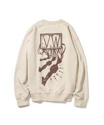 DWMU オーバーサイズ ヘビースウェット Tシャツ MFTCR002-CR
