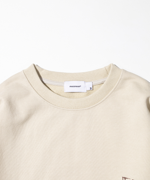 MASSNOUN（マスノウン）の「DWMU オーバーサイズ ヘビースウェット Tシャツ MFTCR002-CR（スウェット・レディース・その他・MEDIUM/SMALL）」の5枚目の写真