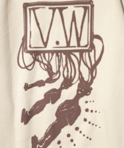 MASSNOUN（マスノウン）の「DWMU オーバーサイズ ヘビースウェット Tシャツ MFTCR002-CR（スウェット・レディース・その他・MEDIUM/SMALL）」の8枚目の写真