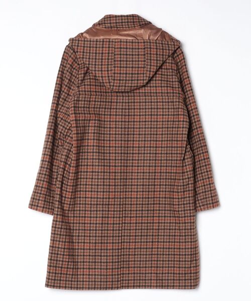 Barbour(バブアー)の「Melody ウール チェック ダッフルコート(レディース)(ダッフルコート・レディース・ブラウン・8/10)」の10枚目の写真