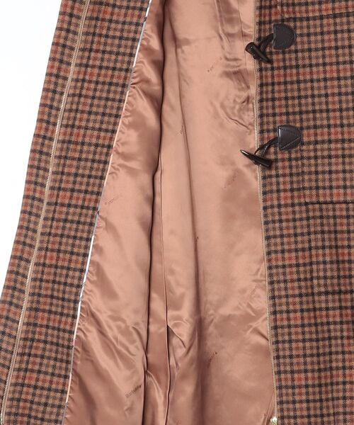 Barbour(バブアー)の「Melody ウール チェック ダッフルコート(レディース)(ダッフルコート・レディース・ブラウン・8/10)」の11枚目の写真