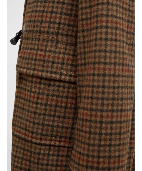 Barbour(バブアー)の「Melody ウール チェック ダッフルコート(レディース)(ダッフルコート・レディース・ブラウン・8/10)」の5枚目の写真
