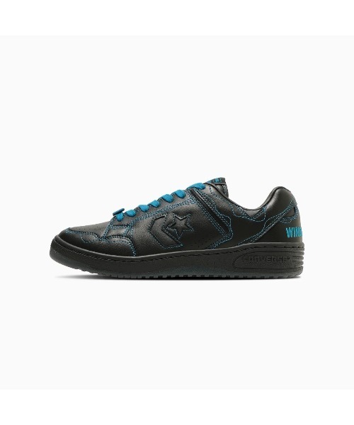 CONVERSE(コンバース)の「CONVERSE WEAPON OX / WIND AND SEA(コンバース ウエポン OX / ウィンダンシー)(スニーカー・メンズ・ブラック系・23cm/23.5cm/24cm/24.5cm/25cm/25.5cm/26cm/26.5cm/27cm/27.5cm/28cm/29cm)」の2枚目の写真