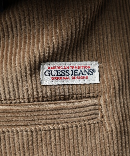GUESS JEANS(ゲスジーンズ)の「GUESS JEANS WIDE LEG CHINO ワイドレッグチノパンツ(チノパンツ・メンズ・テラコッタ/ダークインディゴブルー・30/31/34/32/33)」の6枚目の写真