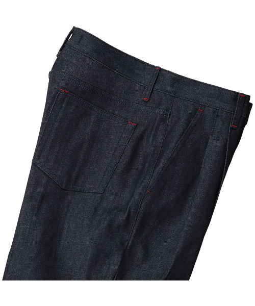 sortie(ソルティ)の「570 Wide Denim Trousers (Blue)(デニムパンツ・メンズ・その他・SMALL/MEDIUM/LARGE)」の5枚目の写真