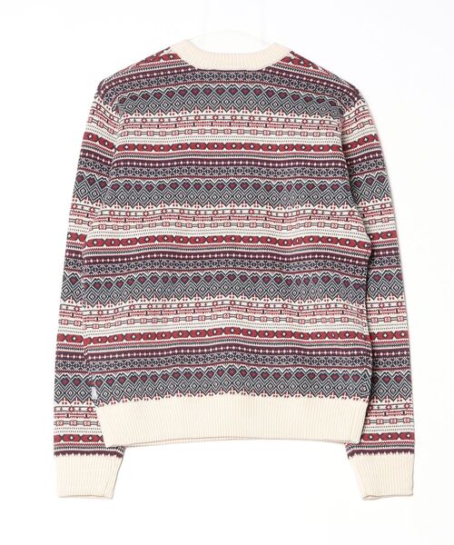 Chocolate Jesus (チョコレートジーザス )の「HEART CREW KNIT(ニット/セーター・メンズ・オフホワイト/ネイビー・SMALL/MEDIUM/LARGE/X-LARGE)」の4枚目の写真