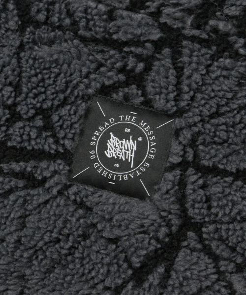 BROWNBREATH（ブラウンブレス）の「SPRAWL FLEECE PATTERN JACKET - CHARCOAL（その他アウター・レディース・その他・SMALL/MEDIUM/LARGE/X-LARGE）」の9枚目の写真