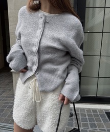 round silhouette whole garment knit