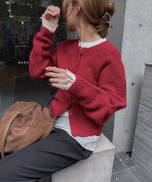 round silhouette whole garment knit