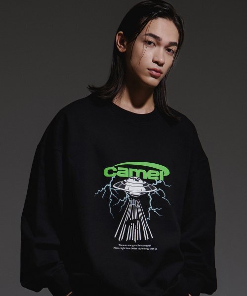 CAMEL WORK(キャメルワーク)の「カメルエイリアンスウェットシャツ(ブラック)(スウェット・メンズ・その他・LARGE/MEDIUM/X-LARGE)」の1枚目の写真