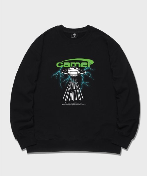 CAMEL WORK(キャメルワーク)の「カメルエイリアンスウェットシャツ(ブラック)(スウェット・メンズ・その他・LARGE/MEDIUM/X-LARGE)」の2枚目の写真