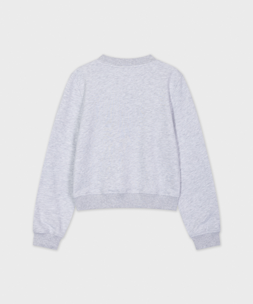 MUCHSEE(マチシー)の「Boucle Embroidery Sweatshirt(スウェット・レディース・ライトグレー・OS)」の2枚目の写真