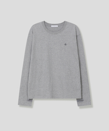 SLOW RECORD HOUSE（スローレコードハウス）の「フィンガーホールクロップロングスリーブ_グレー（Tシャツ/カットソー）」