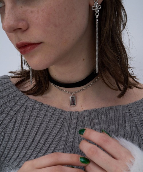 HARE（ハレ）の「ベロアチェーンチョーカー(HARE)（チョーカー・レディース・ブラック・FREE）」の11枚目の写真