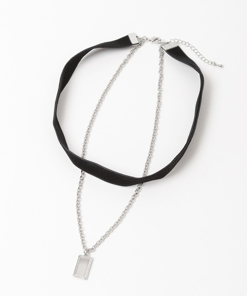 HARE（ハレ）の「ベロアチェーンチョーカー(HARE)（チョーカー・レディース・ブラック・FREE）」の9枚目の写真