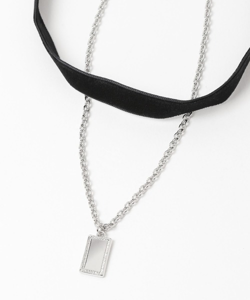 HARE（ハレ）の「ベロアチェーンチョーカー(HARE)（チョーカー・レディース・ブラック・FREE）」の6枚目の写真