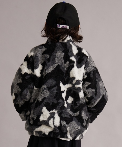 PAIRMANON STREET（ペアマノンストリート）の「ジャガードボアジャケット 総柄 【PAIRMANON STREET】（ブルゾン・キッズ・ブラック系その他/アイボリー/ブラック/ブラウン・100/110/120/130/140/150/160/90）」の10枚目の写真