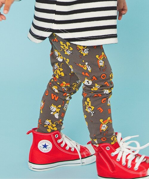 BREEZE(ブリーズ)の「【26春新作】DAISUKI総柄パンツ(その他パンツ・キッズ・チェック/インディゴブルー/その他3/ラベンダー/ネイビー/オレンジ/イエロー/ブラウン/ダークブラウン/グリーン/ピンク/レッド/ブラック/カーキ/ブルー/オフホワイト/ターコイズブルー・70/80/90/100/110/120/130)」の3枚目の写真