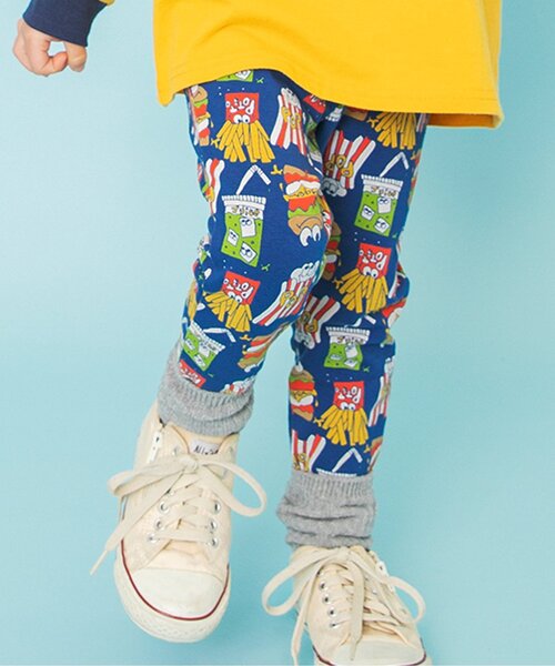 BREEZE(ブリーズ)の「【26春新作】DAISUKI総柄パンツ(その他パンツ・キッズ・チェック/インディゴブルー/その他3/ラベンダー/ネイビー/オレンジ/イエロー/ブラウン/ダークブラウン/グリーン/ピンク/レッド/ブラック/カーキ/ブルー/オフホワイト/ターコイズブルー・70/80/90/100/110/120/130)」の7枚目の写真