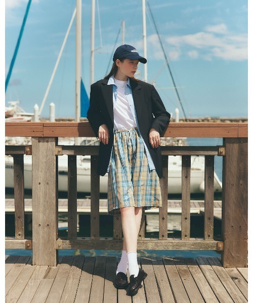 THE SHINZONE(ザ シンゾーン)の「THE SHINZONE/シンゾーン ジャズグルーブキャップ JAZZ GROOVE CAP 26SMSIT04(キャップ・レディース・ベージュ/ネイビー・FREE)」の8枚目の写真