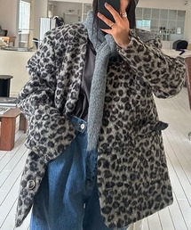 ノーカラージャケット（レオパード柄）ファッション通販 - ZOZOTOWN