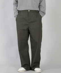 EX Wide Button Pants EWB-377 Khaki
