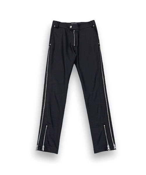 R-0014 / 2-TRACK ZIP BIKER PANTS(LEATHER)（その他パンツ）｜R-4