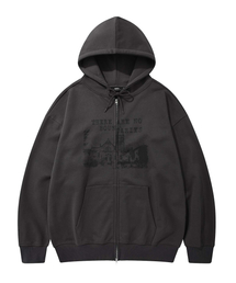 NO BOUNDARIES HOOD ZIP-UP (CHARCOAL)