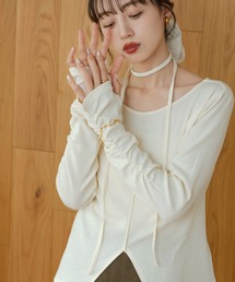 sheer layered color tops / シアーレイヤードカラートップス（Tシャツ