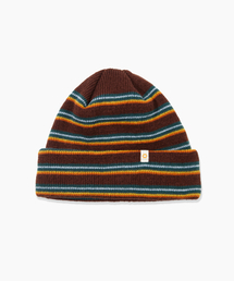 HELLO SUNRISE（ハローサンライズ）の「HS Multi Stripe Beanie_Brown（ニットキャップ/ビーニー）」