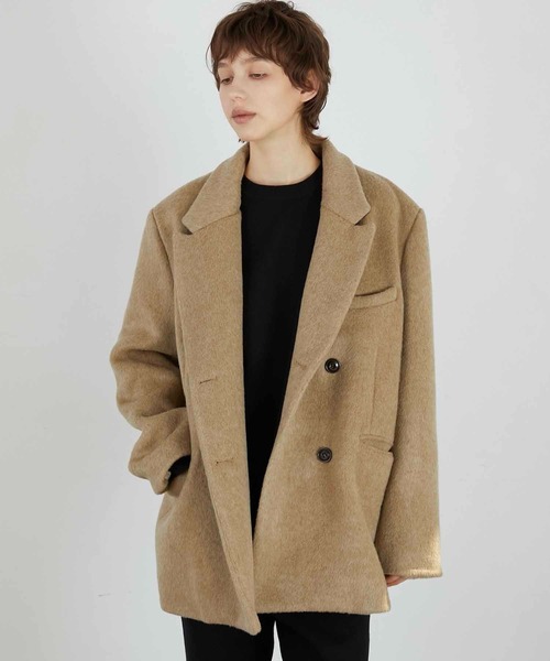 セール】【LA PEAU DE GEM】melton jacket outer/メルトンジャケット