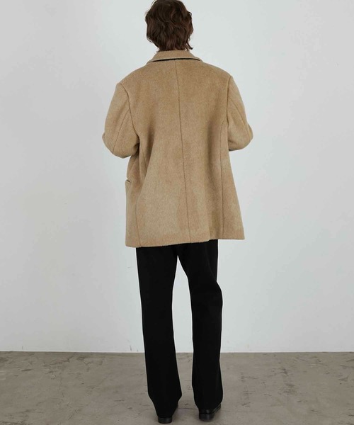 ジャケット・アウター LA PEAU DE GEM melton jacket outer LA PEAU DE GEM】melton jacket outer/メルトンジャケットアウター