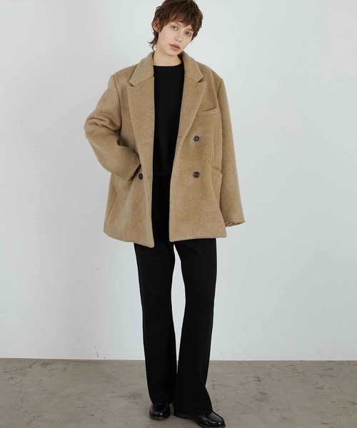 セール】【LA PEAU DE GEM】melton jacket outer/メルトンジャケット