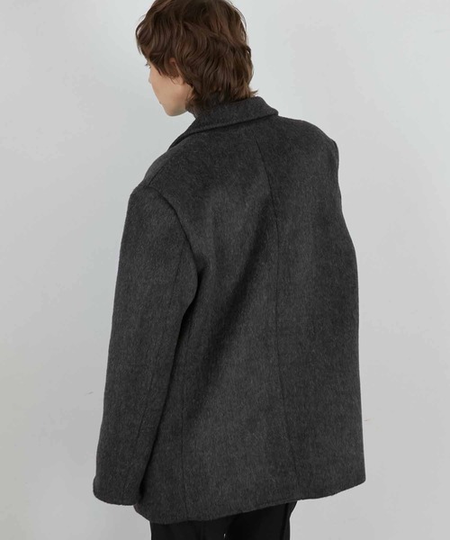 LA PEAU DE GEM】melton jacket outer/メルトンジャケットアウター