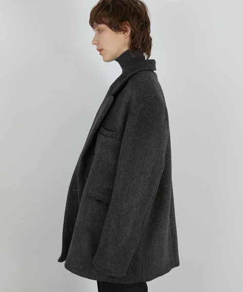 ジャケット・アウター LA PEAU DE GEM melton jacket outer LA PEAU DE GEM】melton jacket outer/メルトンジャケットアウター