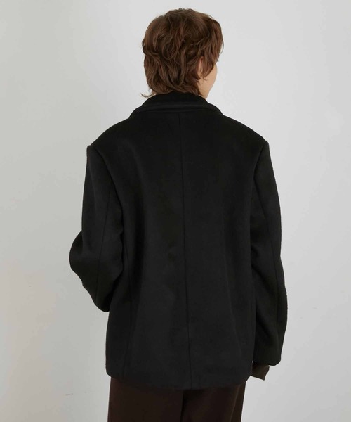 LA PEAU DE GEM】melton jacket outer/メルトンジャケットアウター