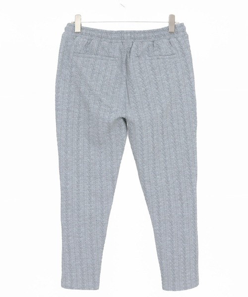 wjk reluxe（ダブルジェーケーリラックス）の「mp14490-cable knit jacquard pants イージーパンツ(WR26S-12)（その他パンツ・メンズ・トップグレー/ブラック/ホワイト・L/M/S）」の10枚目の写真