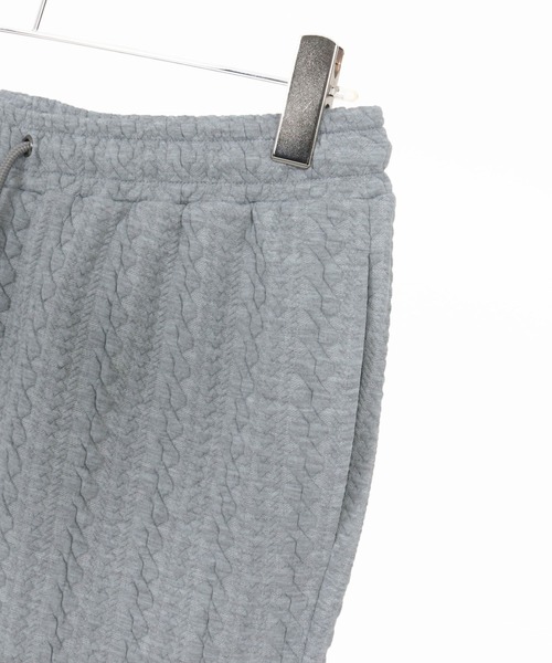 wjk reluxe（ダブルジェーケーリラックス）の「mp14490-cable knit jacquard pants イージーパンツ(WR26S-12)（その他パンツ・メンズ・トップグレー/ブラック/ホワイト・L/M/S）」の12枚目の写真