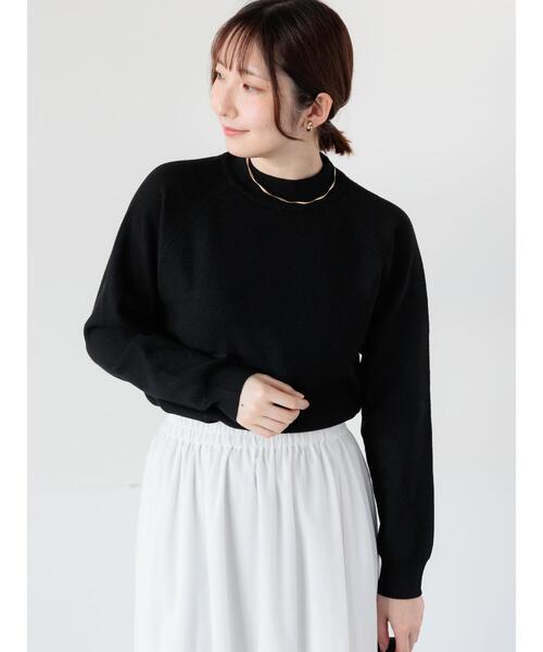 Te chichi TERRASSE（テチチテラス）の「もちもちミラノリブハイネックニット（ニット/セーター・レディース・ベージュ/ミント/ピンク/グレー/ブラック・F）」の10枚目の写真