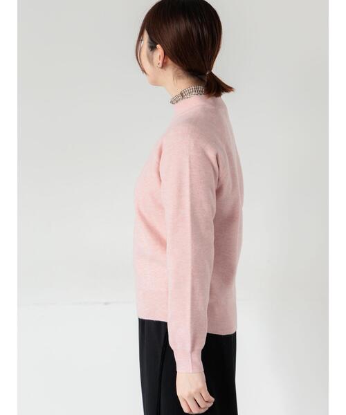 Te chichi TERRASSE（テチチテラス）の「もちもちミラノリブハイネックニット（ニット/セーター・レディース・ベージュ/ミント/ピンク/グレー/ブラック・F）」の12枚目の写真