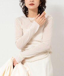 NOLLEY’S Sophi | ウォッシャブルラメチュールロンＴ(Tシャツ/カットソー)