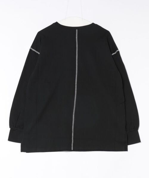 チチカカ(チチカカ)の「ベーシック刺繍ロングTシャツ(Tシャツ/カットソー・レディース・ブラック/ホワイト/グリーン・FREE)」の19枚目の写真