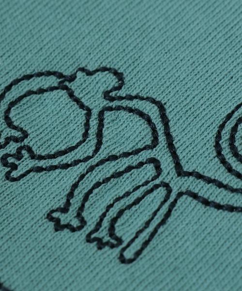 チチカカ（チチカカ）の「ベーシック刺繍ロングTシャツ（Tシャツ/カットソー・レディース・ブラック/ホワイト・FREE）」の16枚目の写真