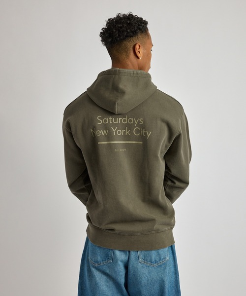 Saturdays NYC(サタデーズ ニューヨークシティ )の「Ditch Standard Hoodie(パーカー・メンズ・ブラック/ネイビー/グリーン・S/L/M)」の2枚目の写真