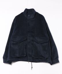 many men many mind（メニーメンメニーマインド）の「【RS】【many men many mind】 無地シャギーミリタリースタンドブルゾン（ミリタリージャケット）」