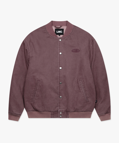 LMCの「WASHED VARSITY JACKET dark pink(スタジャン・レディース・その他・S/M/L)」の4枚目の写真