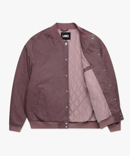 LMCの「WASHED VARSITY JACKET dark pink(スタジャン・レディース・その他・S/M/L)」の6枚目の写真