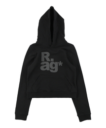 (w) TCM rag hoodie (black)